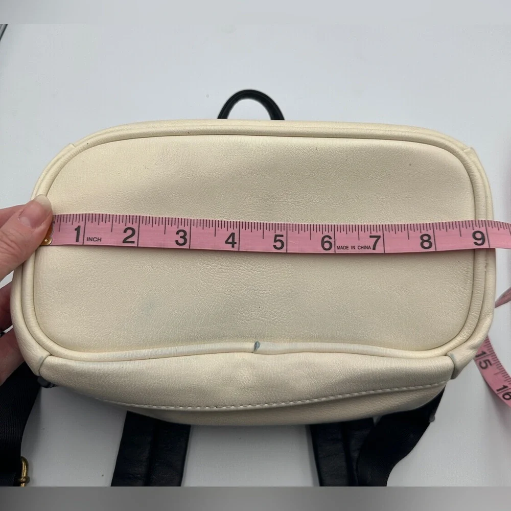 Loungefly Harry Potter Hedwig Cream And Black Faux Leather Mini Backpack